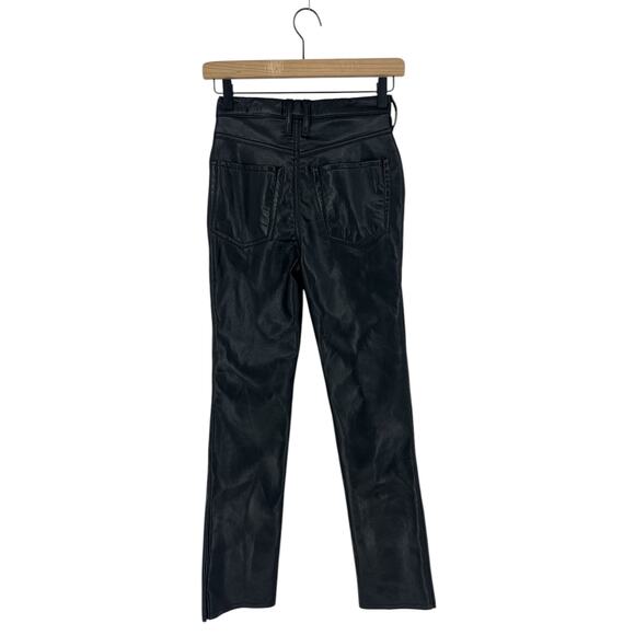 Frame Le High 'n' Tight Stretch-leather Straight-leg Pants - Picture 8 of 11